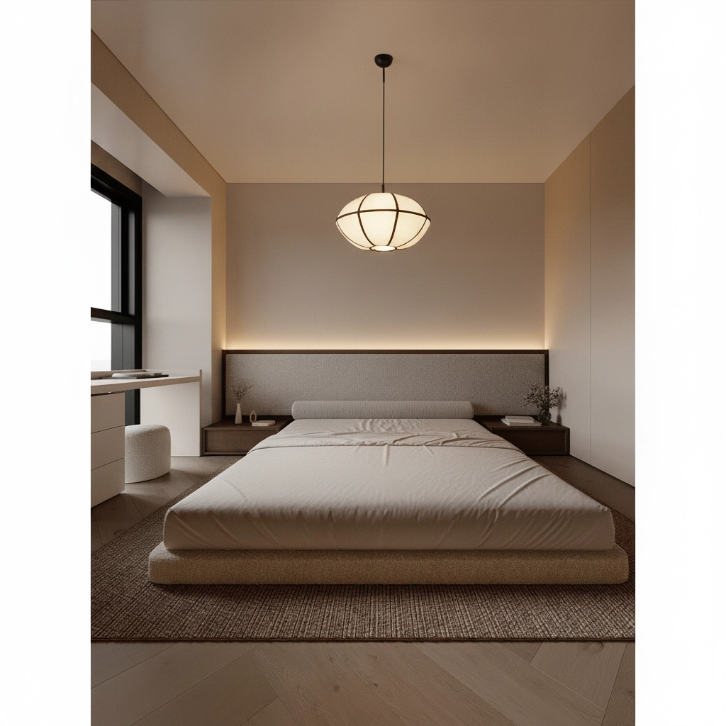 Hanglamp Brera zwart met wit Ø 45cm