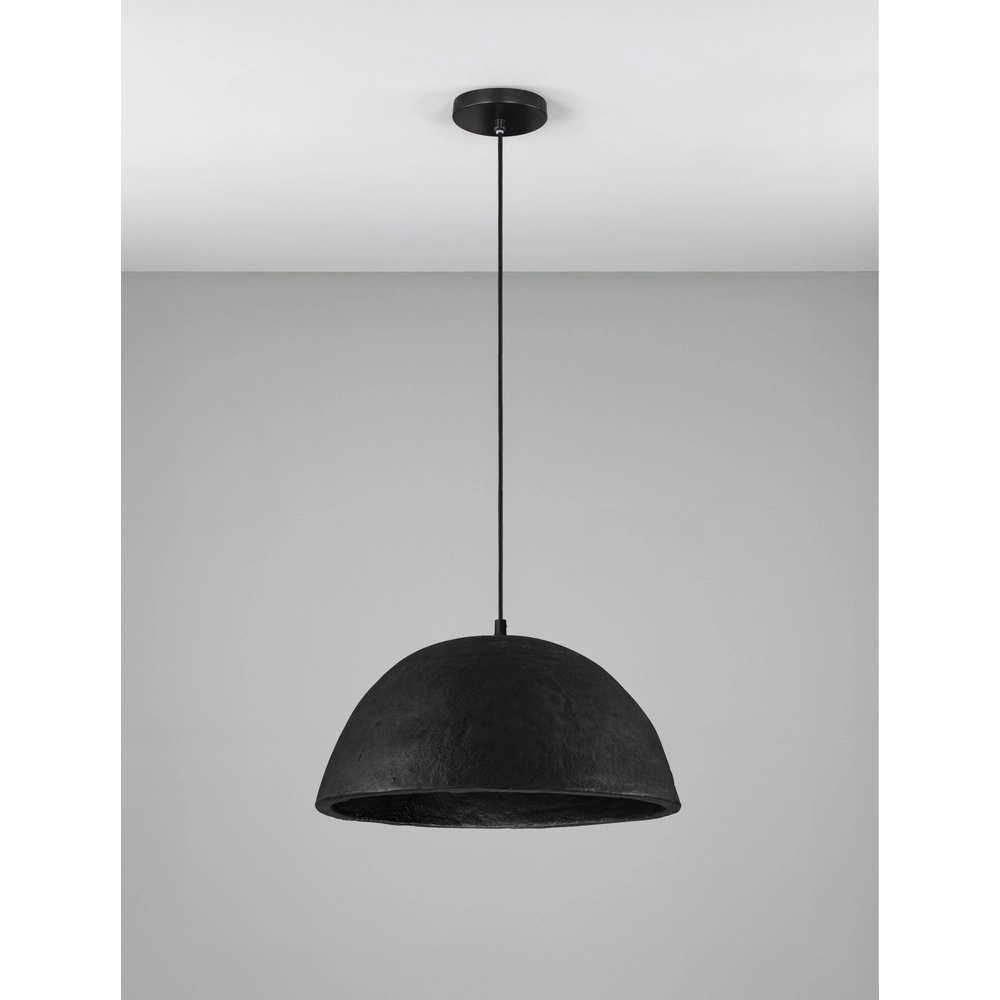 Zwarte hanglamp Talcum Ø 42cm Lyora 5212017468277