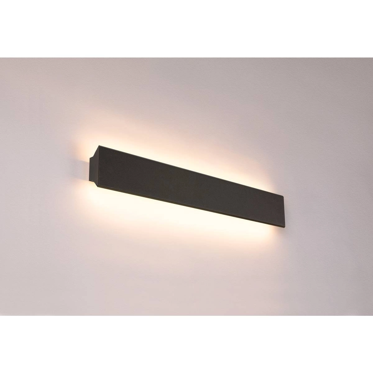 Langwerpige wandlamp Direto 60cm zwart SLV 4024163248907