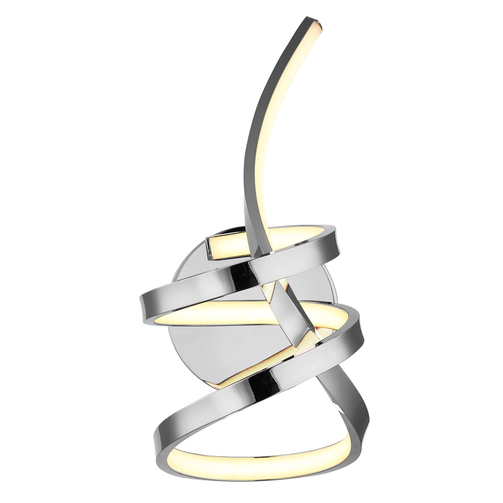 Krul wandlamp Iduna chroom Globo 9007371513420