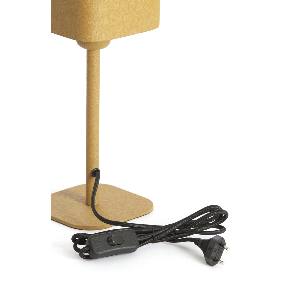 Nachtkastlamp Elenie 13x13cm - mat okergeel Light & Living 8717807818654