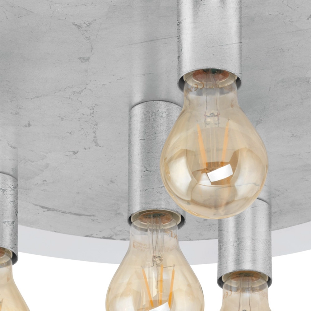 Unieke plafondlamp Passano wit en zilver 6-lichts Eglo 9002759974961