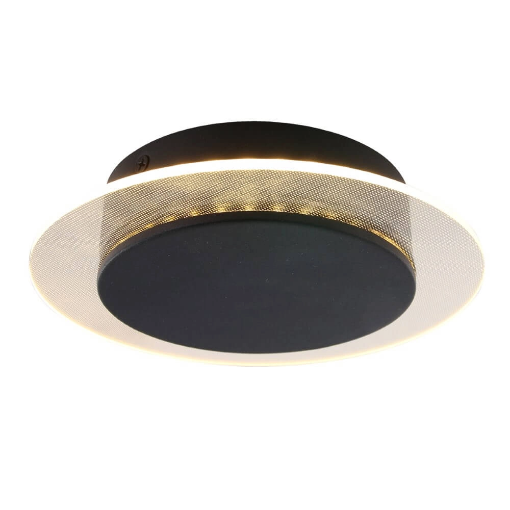 Verstelbare plafondlamp Lido 17cm zwart Steinhauer 8712746131970