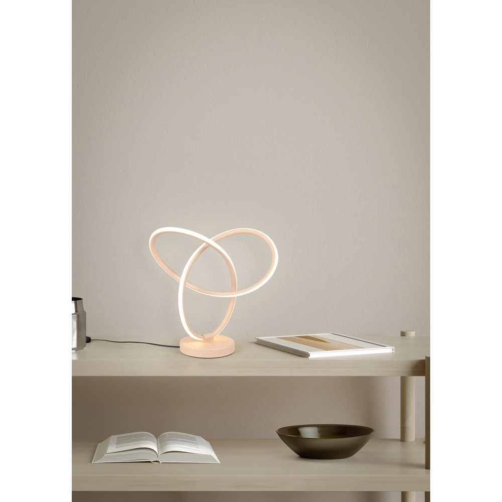 Tafellamp Lando design zand bruin Trio 4017807656534