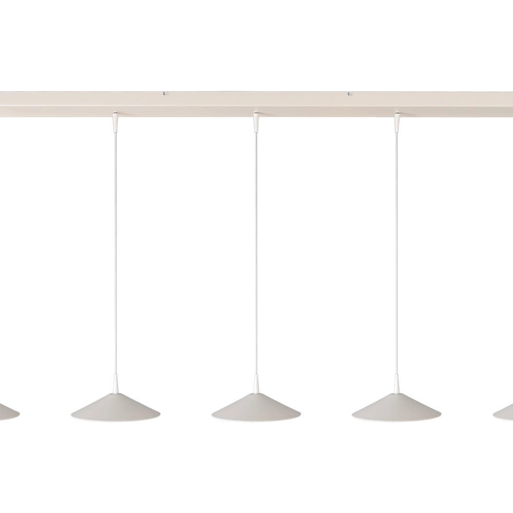 5-lichts hanglamp Ceppo wit Ø 22cm Masterlight 8718121358604