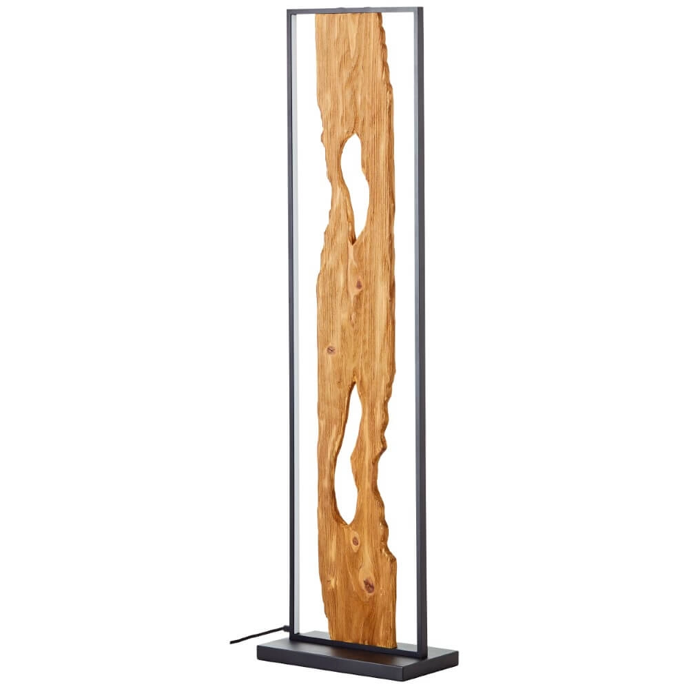 Led staande lamp Chaumont met hout Brilliant 4004353411809
