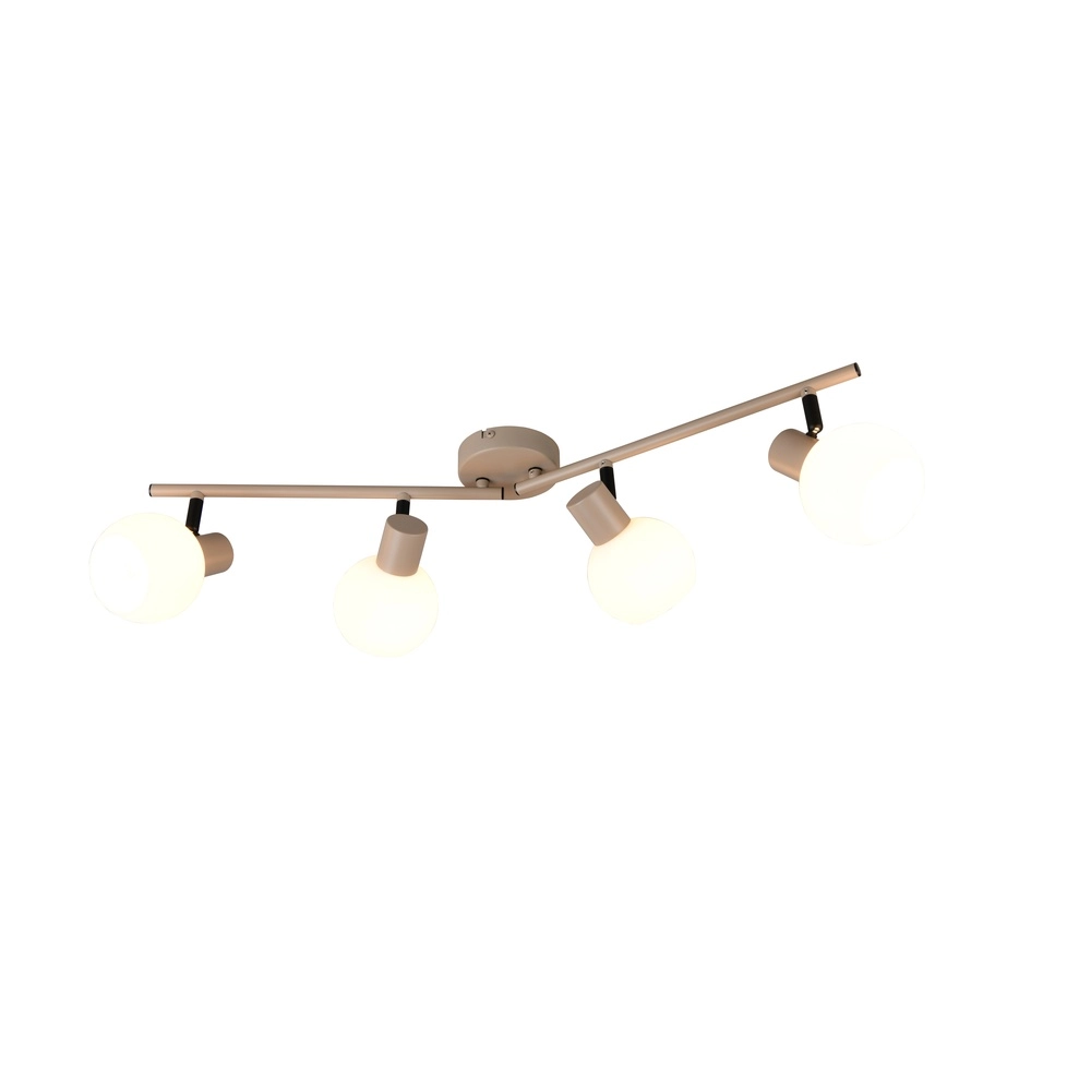 Plafondlamp Boba 4-lichts beige Trio 4017807654639