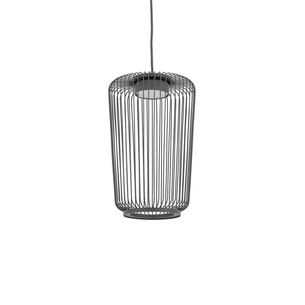 Kooilamp Kenai umbra grijs Ø 20cm