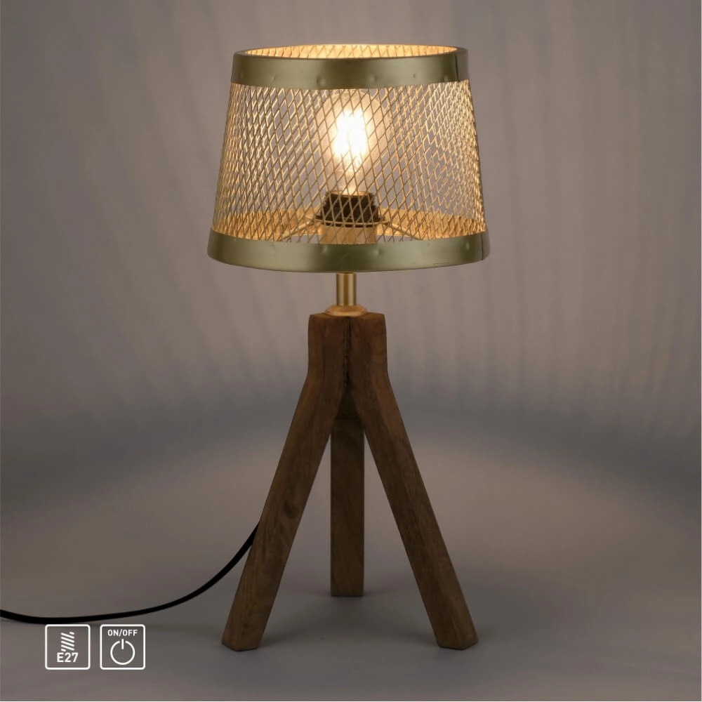 Tafellamp Frederik messing Just Light 4043689976170