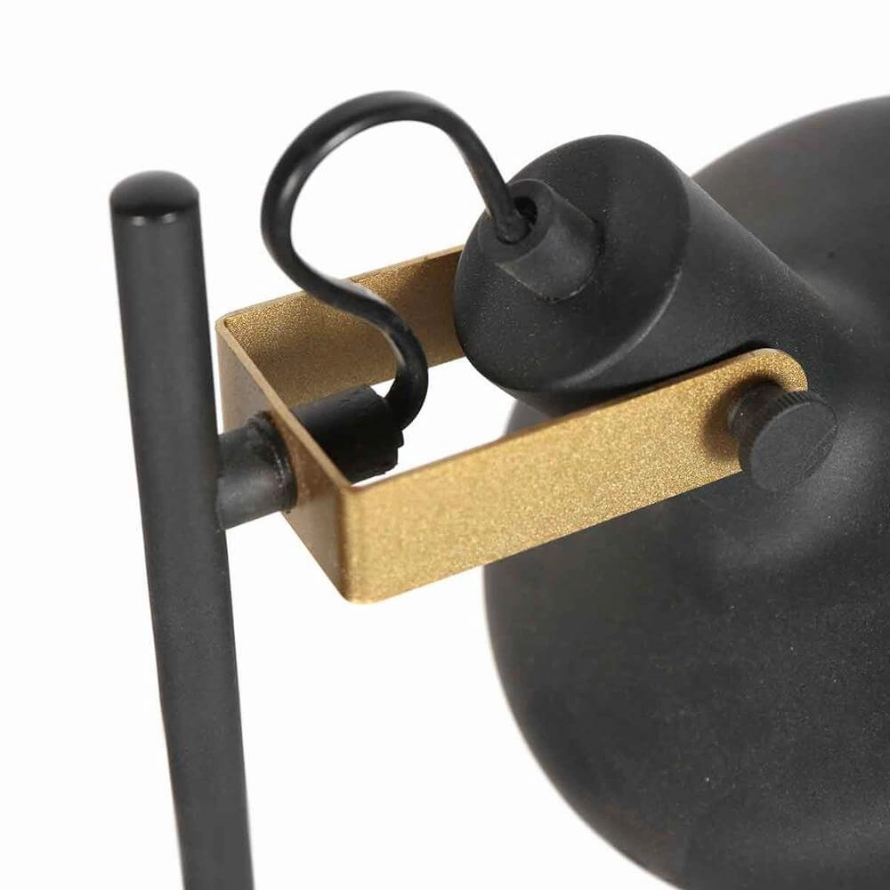 Vloerlamp Prato zwart met goud Steinhauer 8712746176407