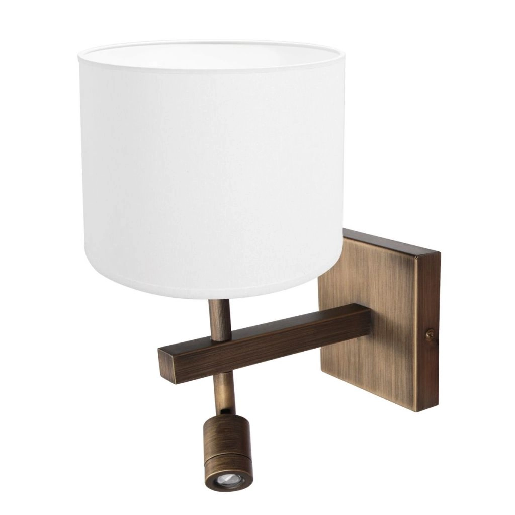Wandlamp Stang met witte kap Steinhauer 8712746189650