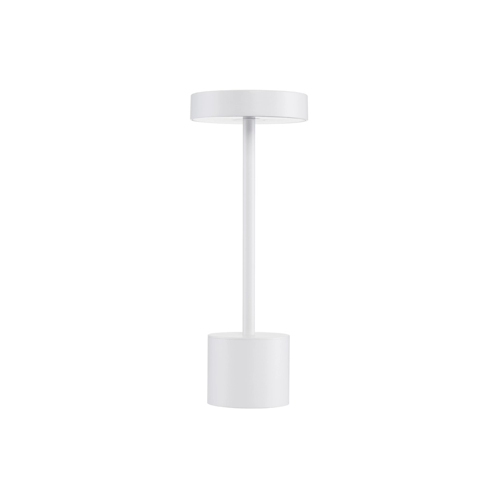 Design tafellamp Fumo oplaadbaar wit Lyora 5212017434746