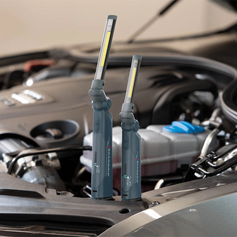 Handzame werklamp Mini slim grijs Scangrip 5708997362105