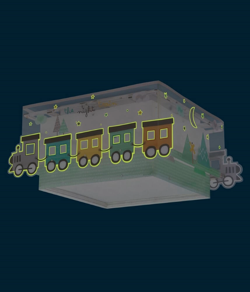 Plafondlamp met trein The Night Train Dalber 8420406635361