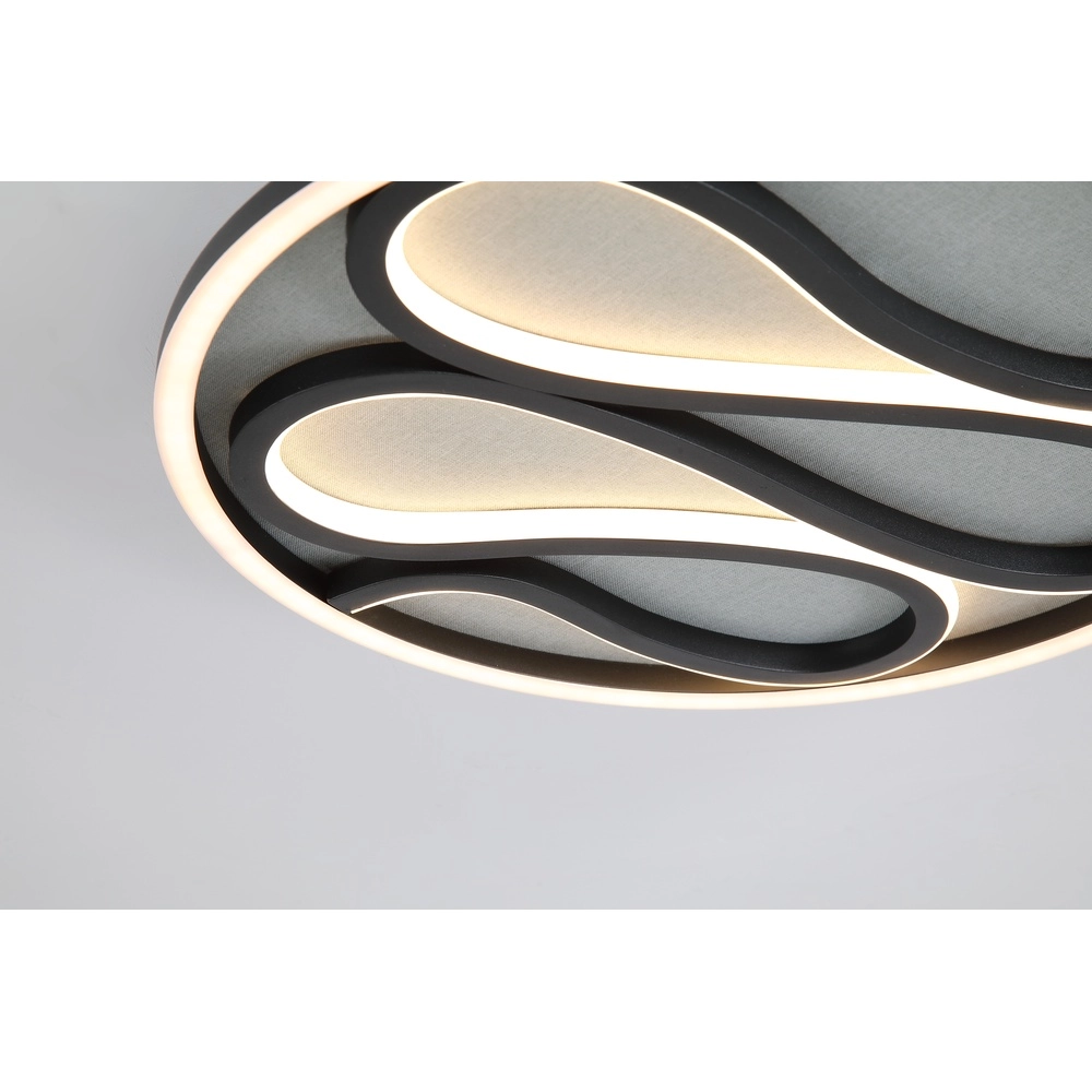 Plafonniere Zendisc slinger zwart Searchlight 5053423298023