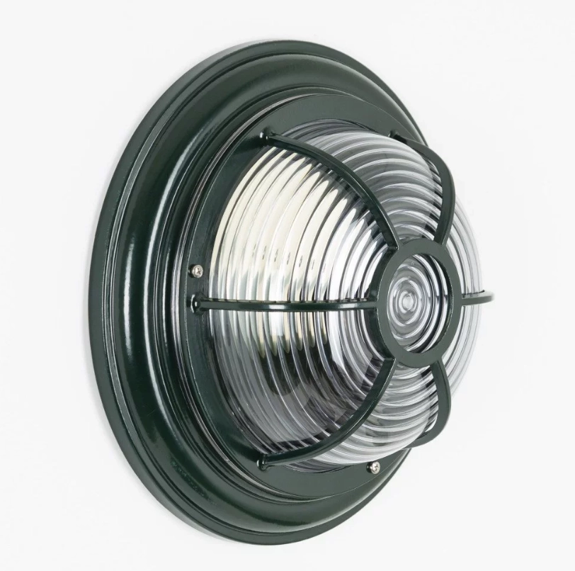 Vlakke buitenlamp Geneve 30cm - zwart KS Verlichting 8714732512442