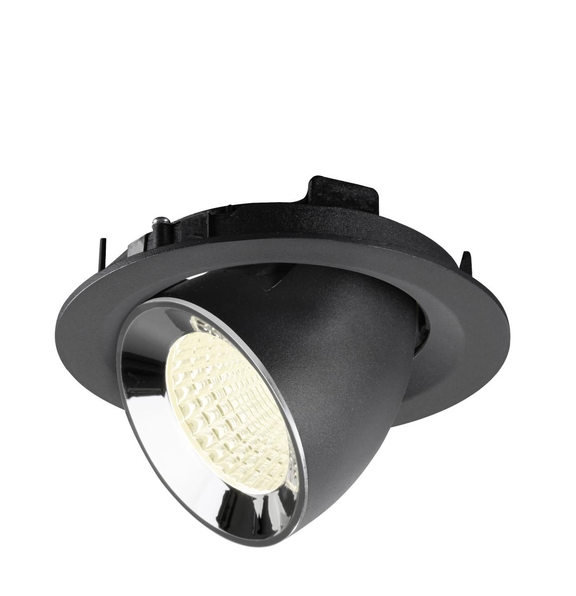 Inbouwspot Numinos Gimble M zwart/chroom 4000K - 55gr SLV 4024163311694