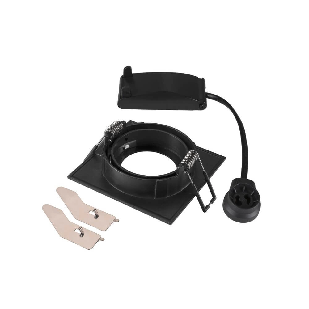 Inbouwspot New Tria 68 vierkant - zwart - GU10 SLV 4024163276177