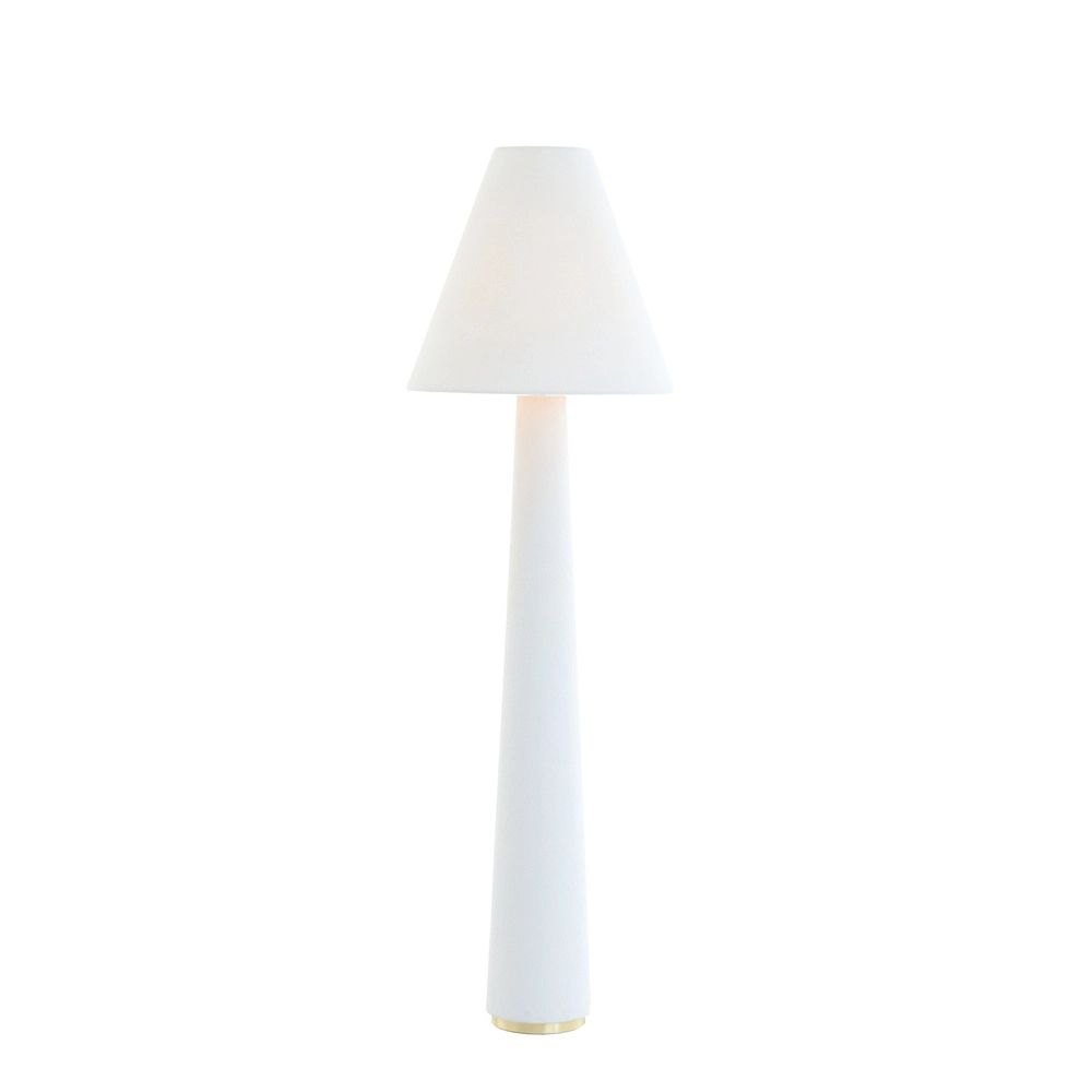 Vloerlamp Devia Ø 50cm - bouclé - beige Light & Living 8717807759513