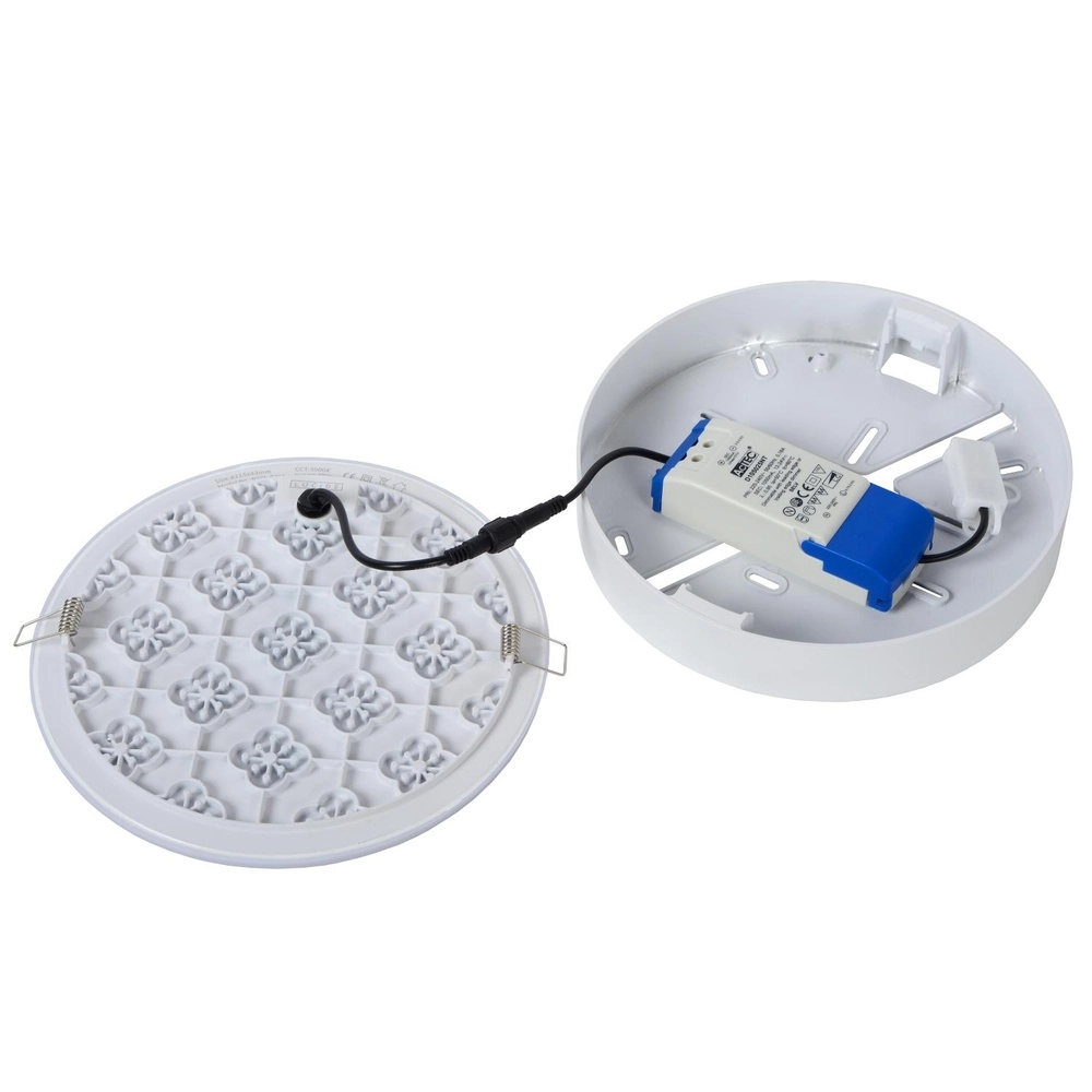 Plafonniere Ceres-Led IP44 wit Ø 21,5cm Lucide 5411212281135