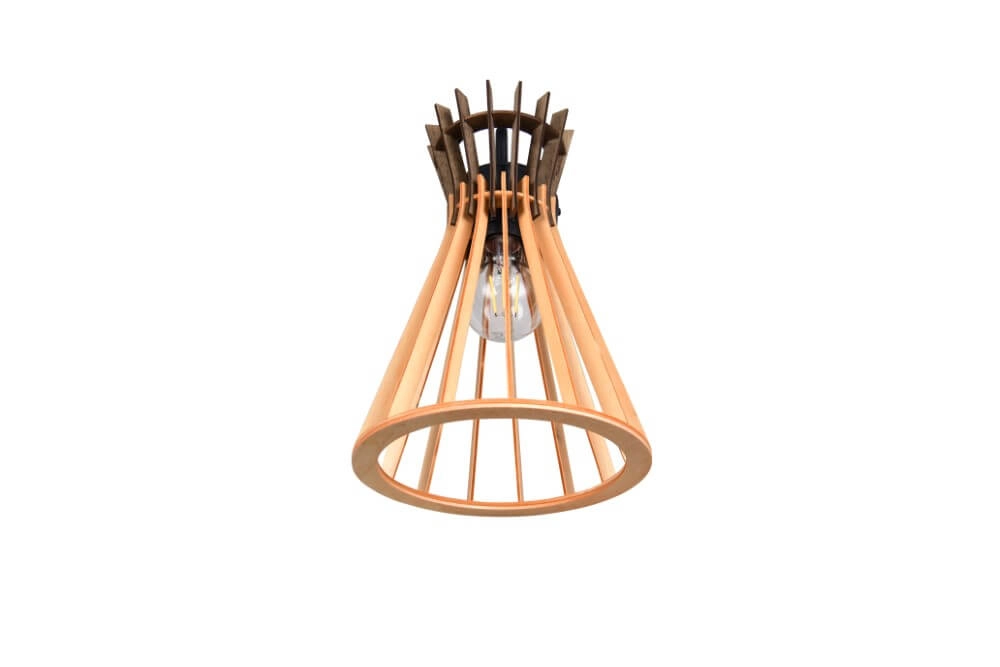 Design hanglamp Alice hout Trio 4017807637366