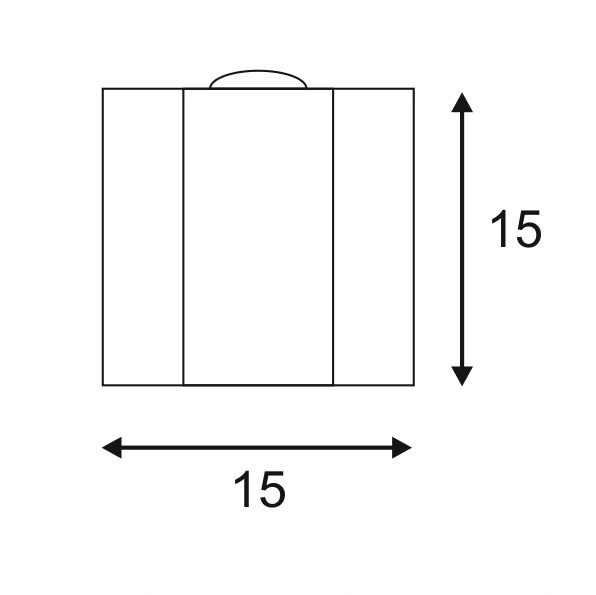 Gevel buitenlamp Out Beam led antraciet SLV 4024163149600