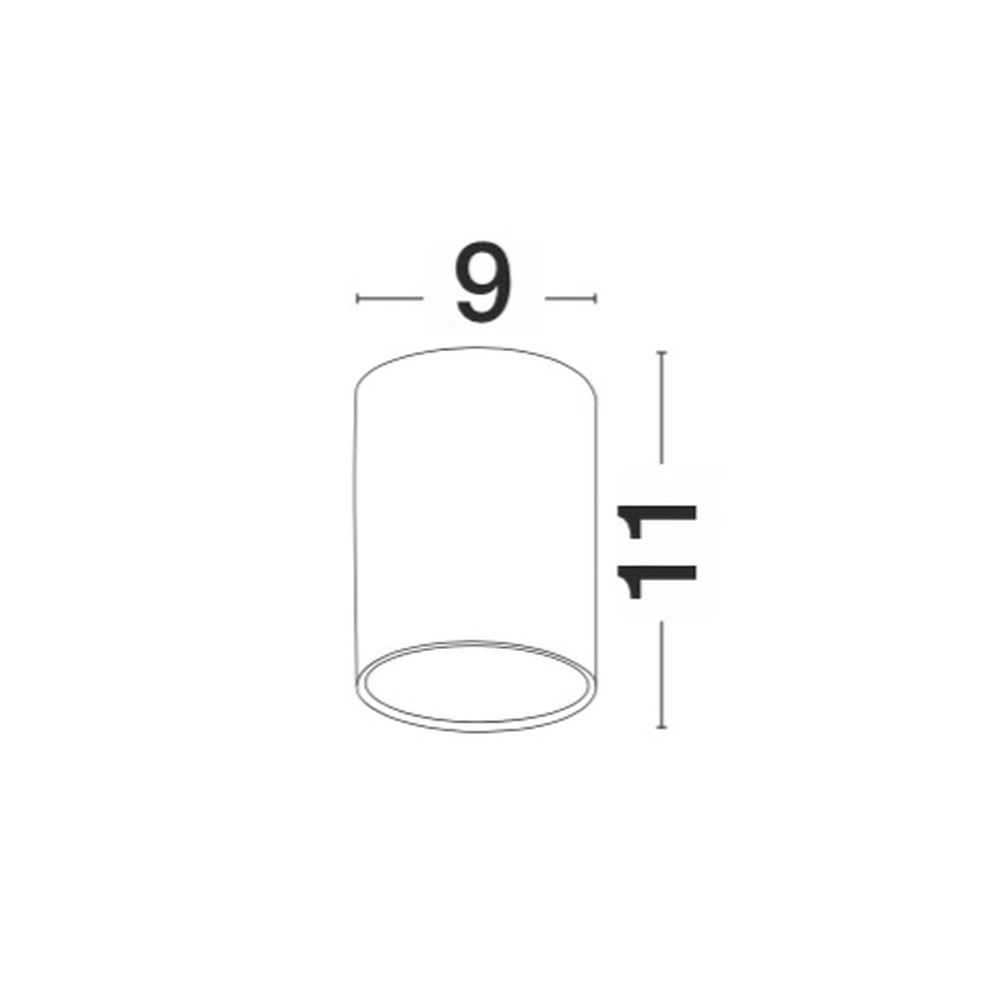Strakke spot Ceci 6W antraciet Lyora 5212017419132
