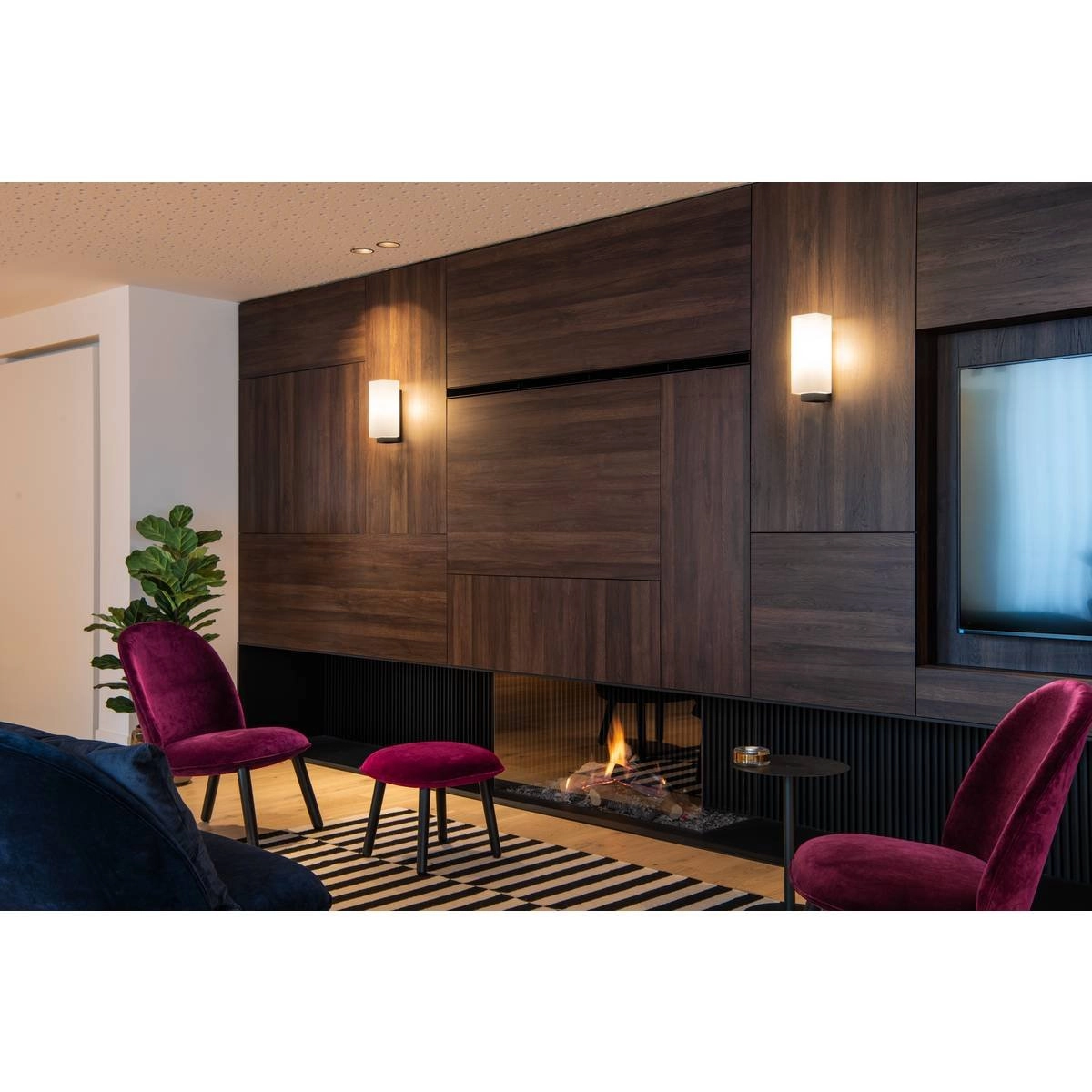 Wandlamp Quadrass 28cm zwart SLV 4024163235877