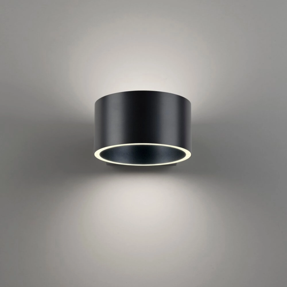 Wandlamp Pure Clipse grijs 19,7cm Paul Neuhaus 4012248384077