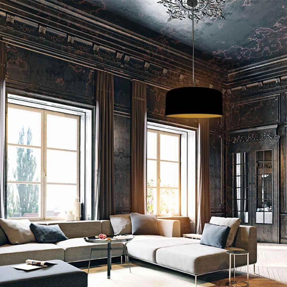 Hanglamp Sparkled Light zwart Steinhauer 8712746175493