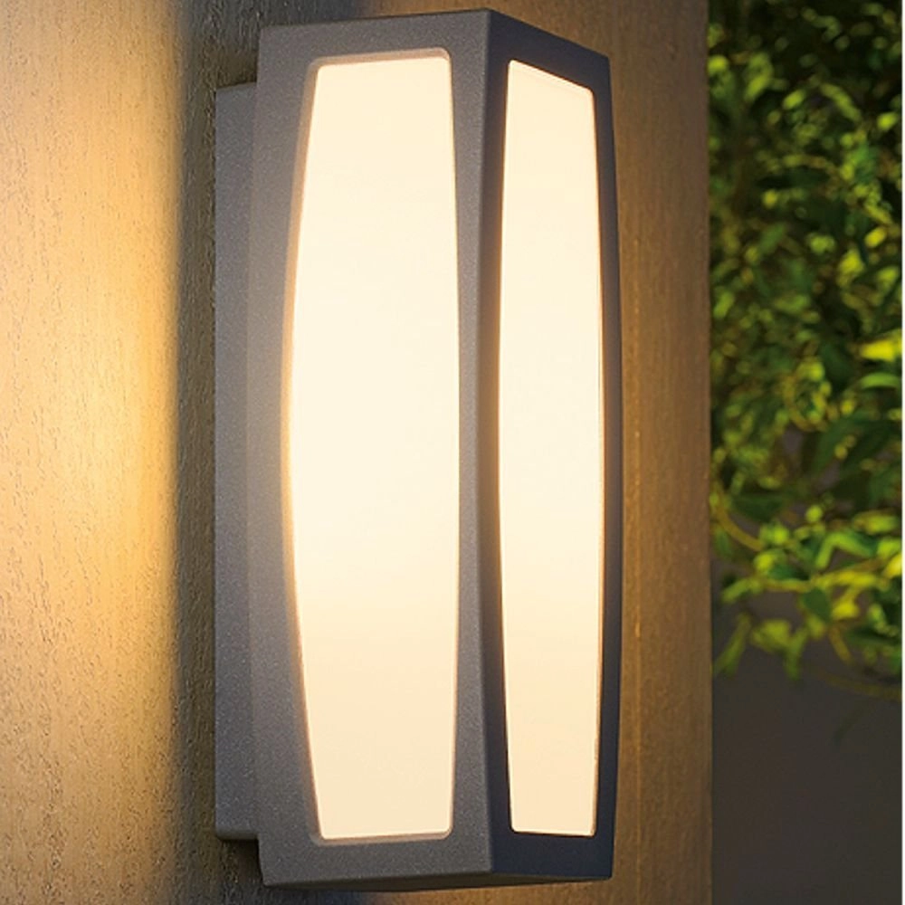 Buitenlamp Meridian Box zilvergrijs SLV 4024163123884