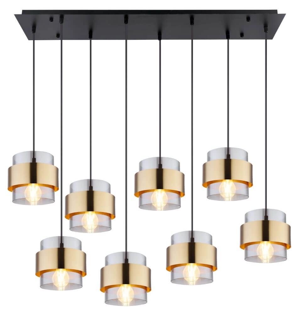 Eetkamer hanglamp Milley 8x E27