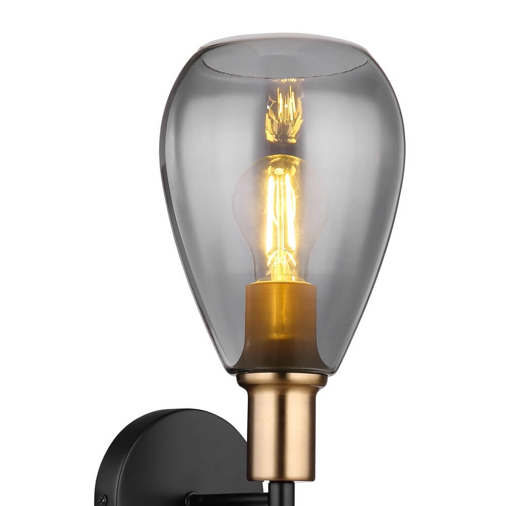Wandlamp Fanni zwart Globo 9007371436798