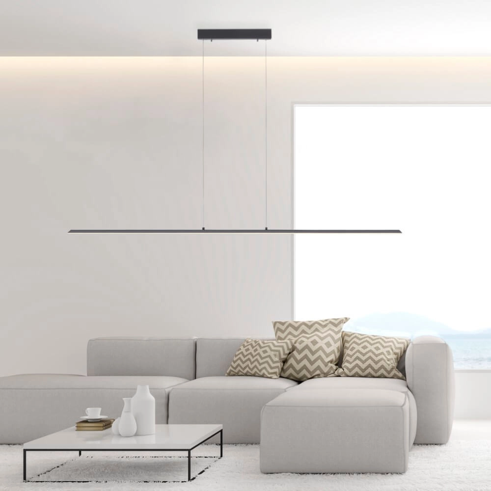 Design hanglamp Pure Lite 160cm antraciet Paul Neuhaus 4012248344897
