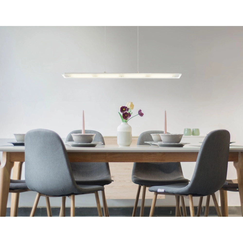 Hanglamp Novak nikkel 88cm Globo 9007371586028