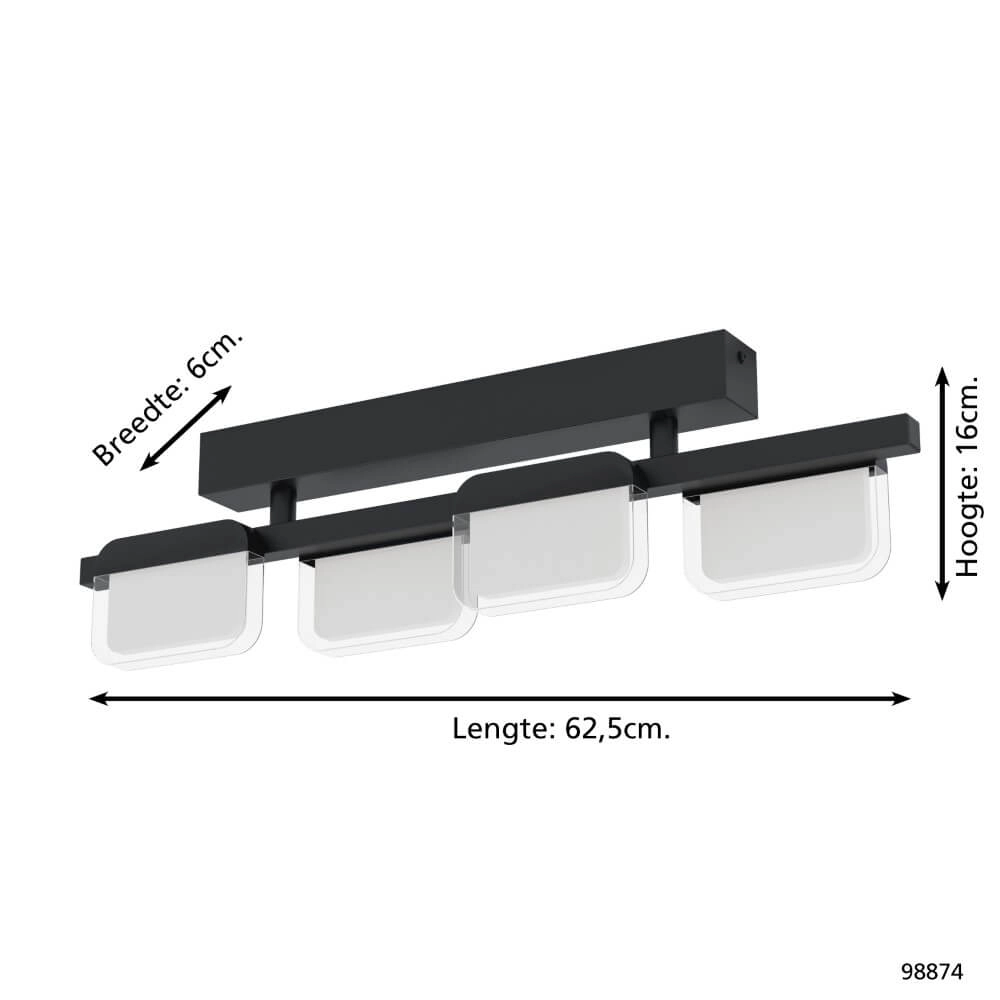Led plafondlamp Ervidel Eglo 9002759988746