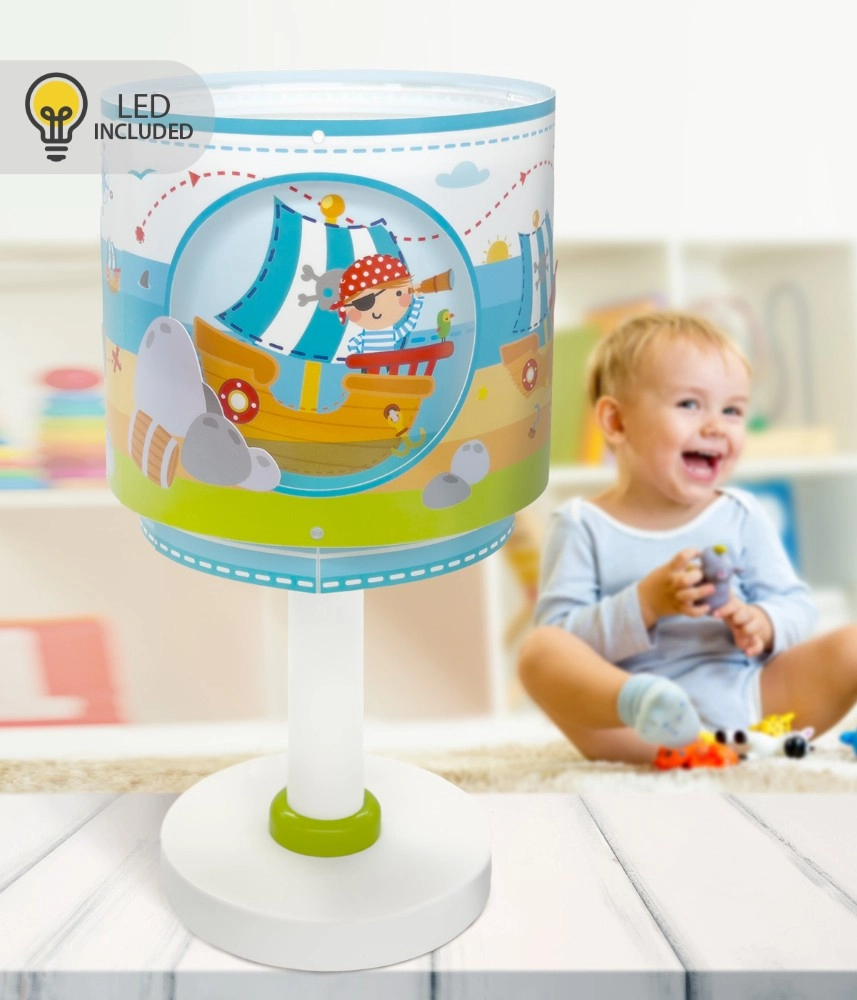 Tafellampje Pirate Island blauw Dalber 8420406002286