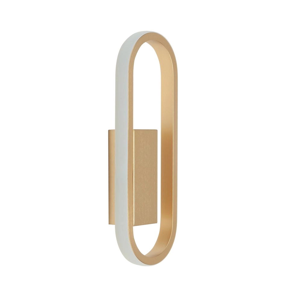 Design wandlamp Anello messing 30cm