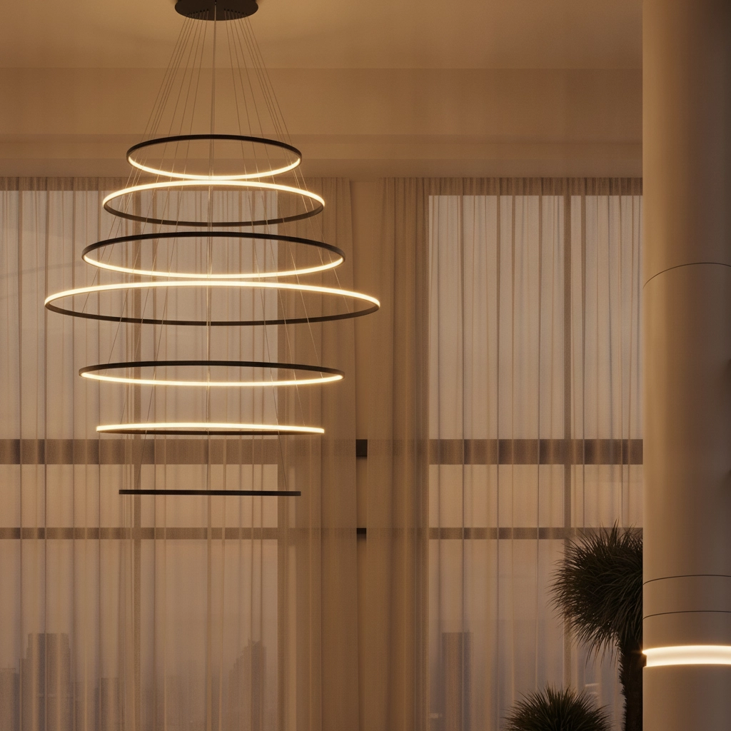 Design hanglamp Maelo zwart Ø 150cm