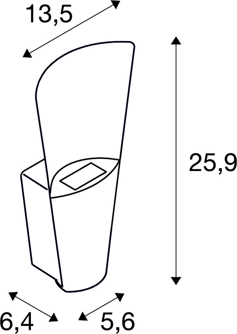 Design wandlamp Rasterlys antraciet SLV 4024163324939