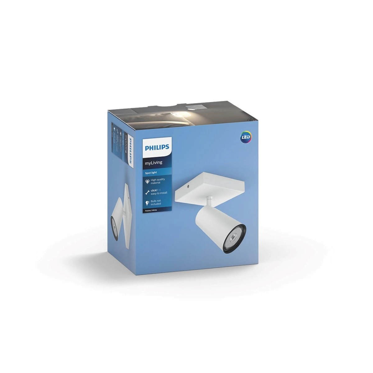 Spotlamp Paisley wit Philips 8718696164624
