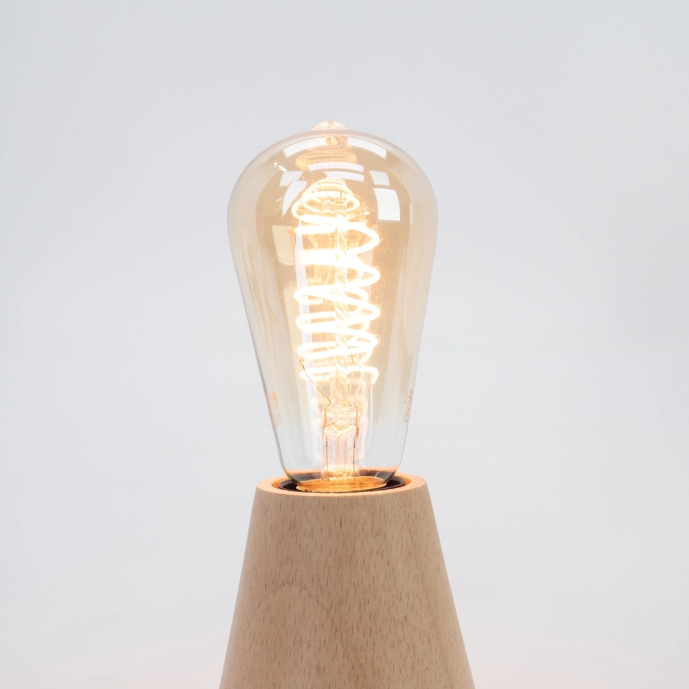 Subtiel tafellampje Asby licht hout Eglo 9002759440145