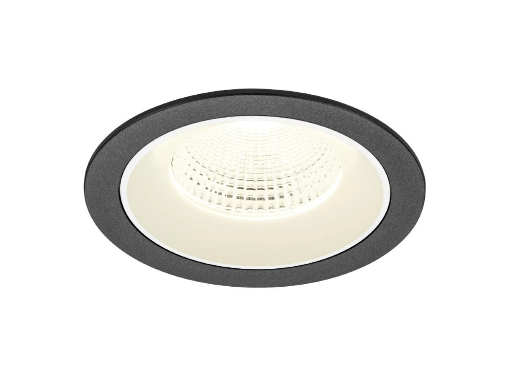 Inbouwspot Numinos L zwart/wit 4000K - 55gr