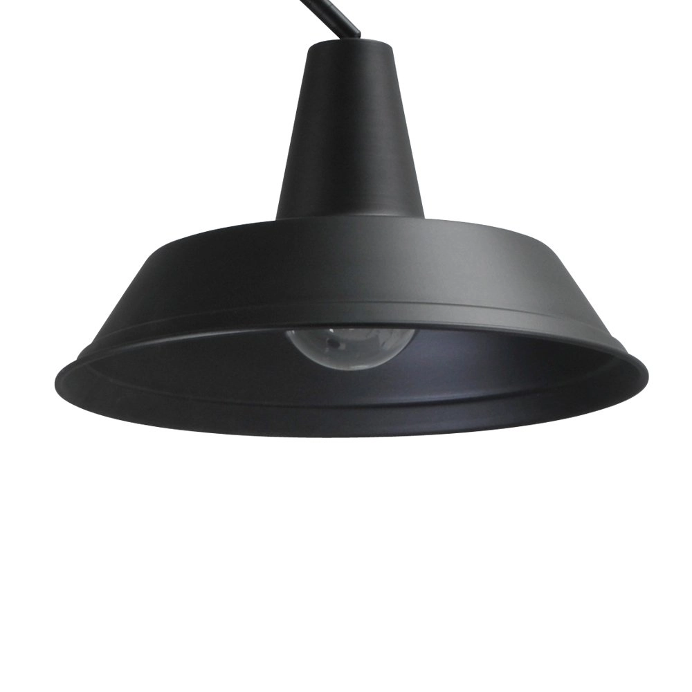 Retro vloerlamp Industria 186 zwart Masterlight 8718121236001