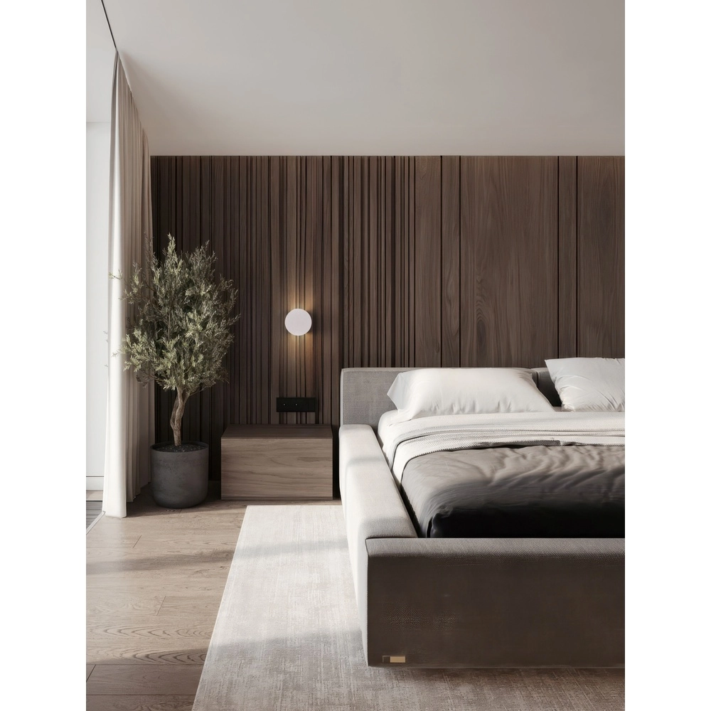 Ronde wandlamp Awa wit Ø 15,5cm Lyora 5212017479266