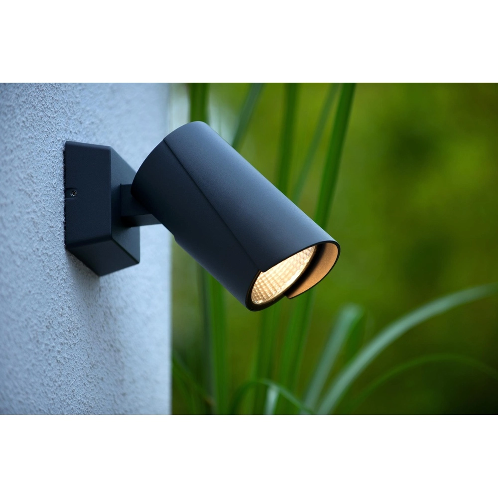 Design wandlamp Manal antraciet Lucide 5411212271686