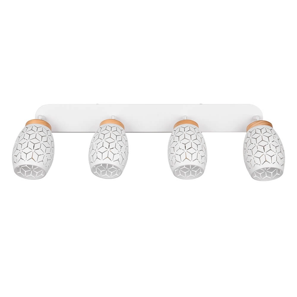 4-lichts opbouwspot Bidar wit Trio 4017807640694