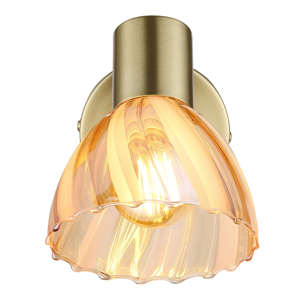 Wandlamp Zachery goud Globo 9007371531493