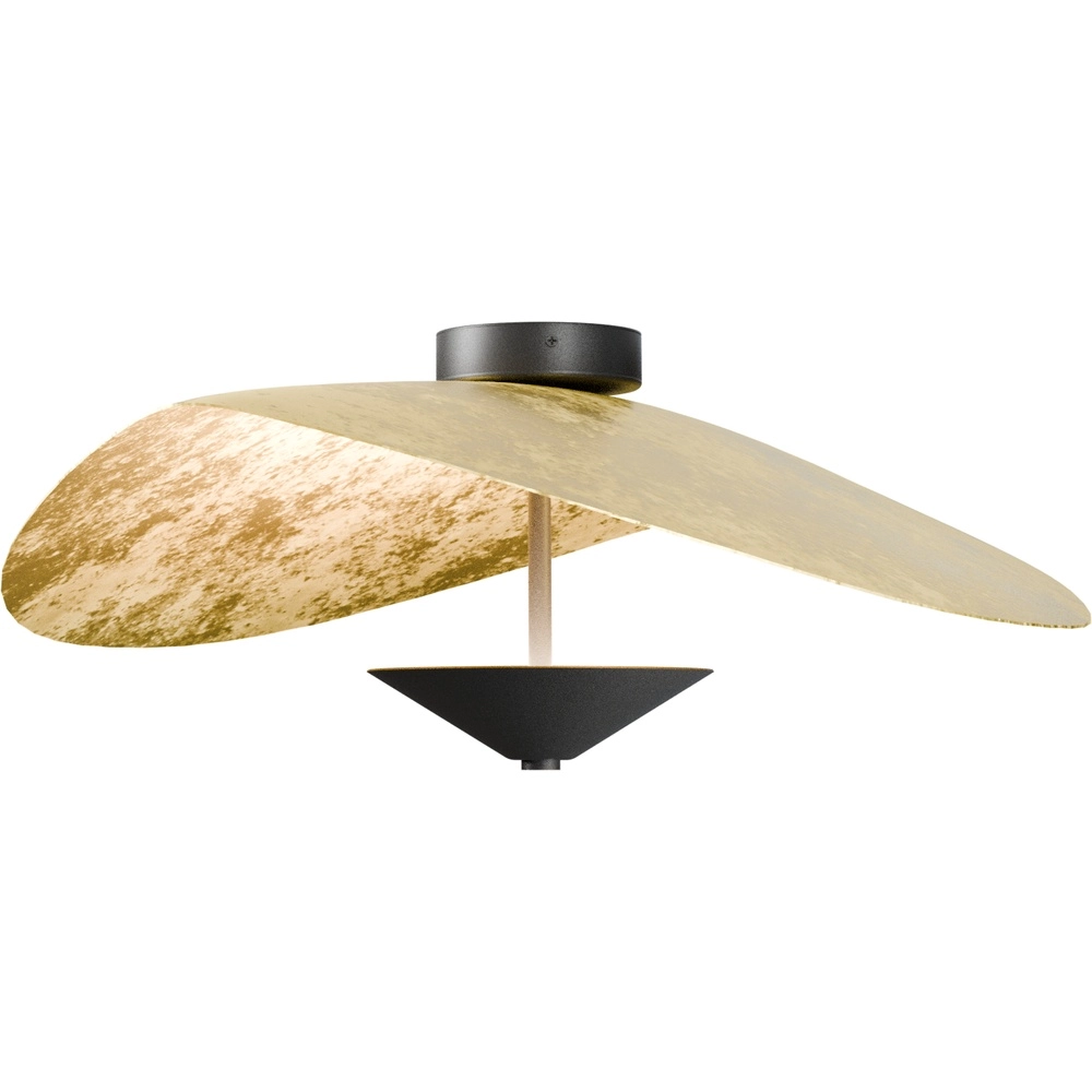 Ø 60cm led plafondlamp Lente bladgoud