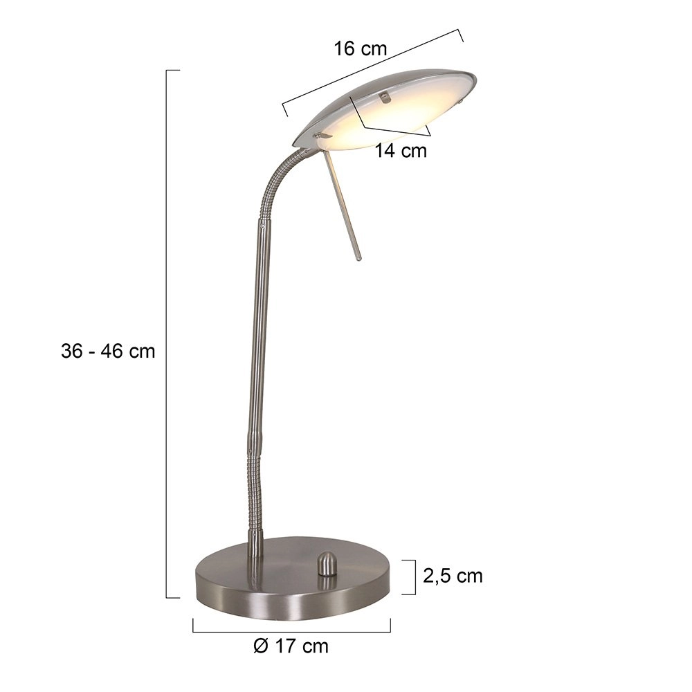 Bureaulamp Mexlite Steinhauer 8712746114676